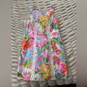 Lilly Pulitzer Multicolor Floral Shift Dress - Pink, Green, Blue, Orange